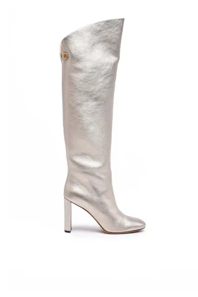 Skorpios Women's Boots - Gold In Silver