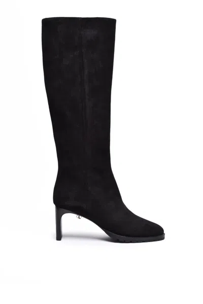 Skorpios Women's Suede Boots - Black