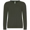 Skovhuus Ella Sweater In Army Green In Green