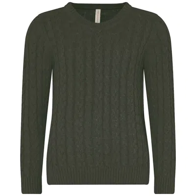 Skovhuus Ella Sweater In Army Green
