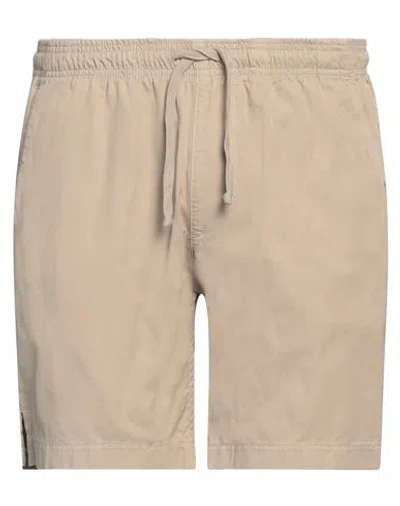 S.k.u. Save Khaki United S. K.u. Save Khaki United Man Shorts & Bermuda Shorts Beige Size S Cotton In Neutral