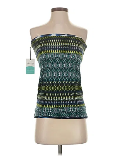 Skube.me Tube Top Green Tops In Multi