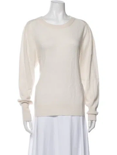 Pre-owned Skull Cashmere Cashmere Cowl Neck Sweater In Neutrals