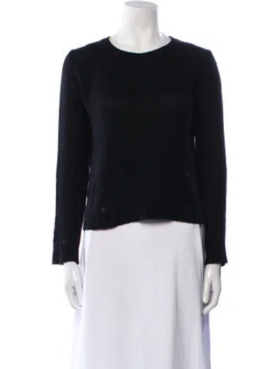 Pre-owned Skull Cashmere Cashmere Crew Neck Sweater In Black