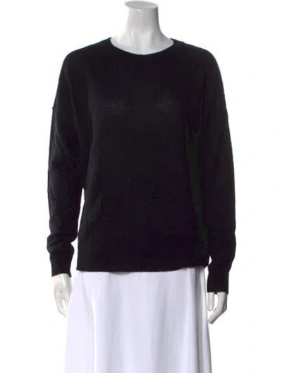 Pre-owned Skull Cashmere Cashmere Crew Neck Sweater In Black