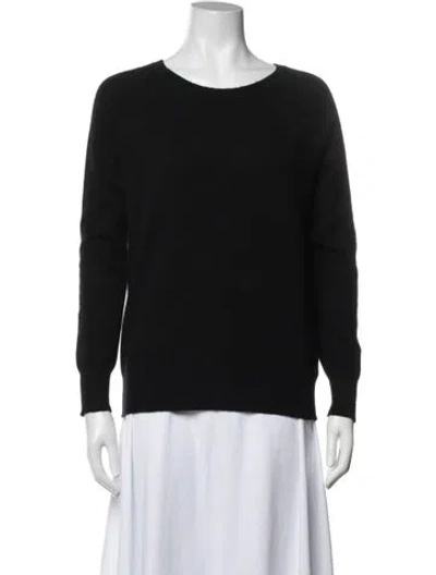 Pre-owned Skull Cashmere Cashmere Crew Neck Sweater In Black