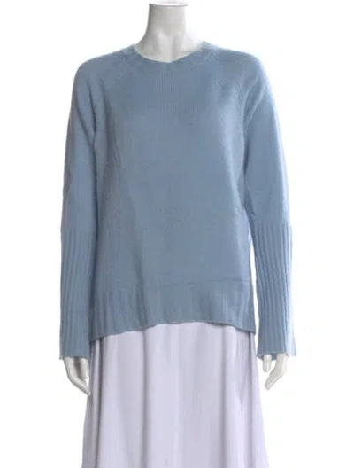 Pre-owned Skull Cashmere Cashmere Crew Neck Sweater In Blue