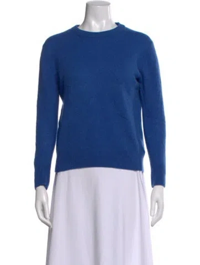 Pre-owned Skull Cashmere Cashmere Crew Neck Sweater In Blue