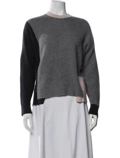 Pre-owned Skull Cashmere Cashmere Crew Neck Sweater In Gray