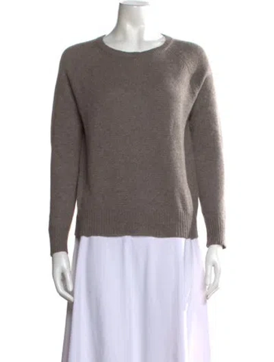 Pre-owned Skull Cashmere Cashmere Crew Neck Sweater In Gray