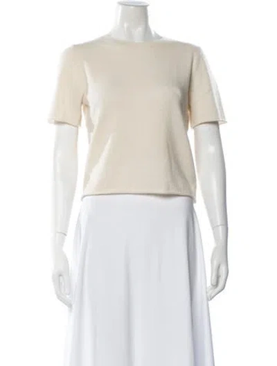 Pre-owned Skull Cashmere Cashmere Crew Neck Sweater In Neutral