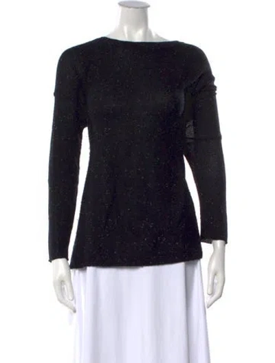 Pre-owned Skull Cashmere Cashmere Patterned Sweater In Black