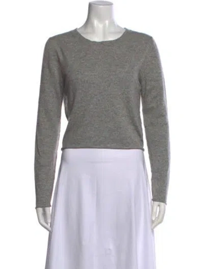 Pre-owned Skull Cashmere Cashmere Patterned Sweater In Grey