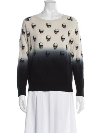 Pre-owned Skull Cashmere Cashmere Printed Sweater