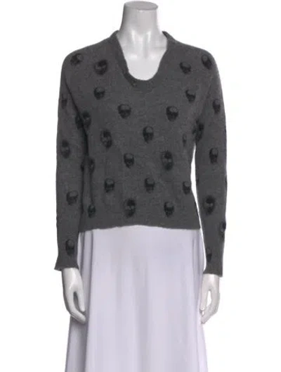 Pre-owned Skull Cashmere Cashmere Printed Sweater In Multi