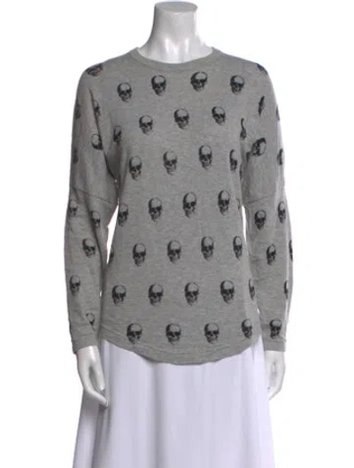 Pre-owned Skull Cashmere Cashmere Printed Sweatshirt In Multi