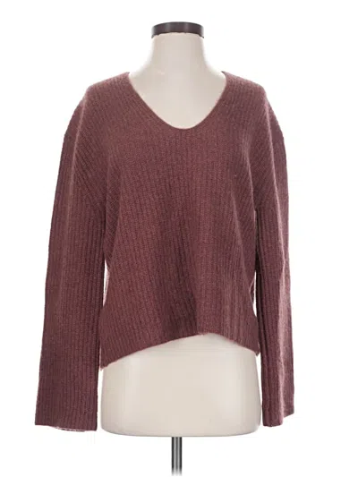 Pre-owned Skull Cashmere Cashmere Pullover Sweater In Burgundy