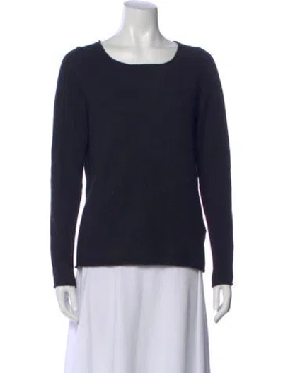 Pre-owned Skull Cashmere Cashmere Scoop Neck Sweater In Blue