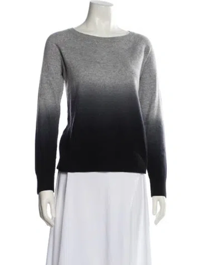 Pre-owned Skull Cashmere Cashmere Tie-dye Print Sweater In Gray