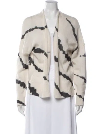 Pre-owned Skull Cashmere Cashmere Tie-dye Print Sweater In Neutrals