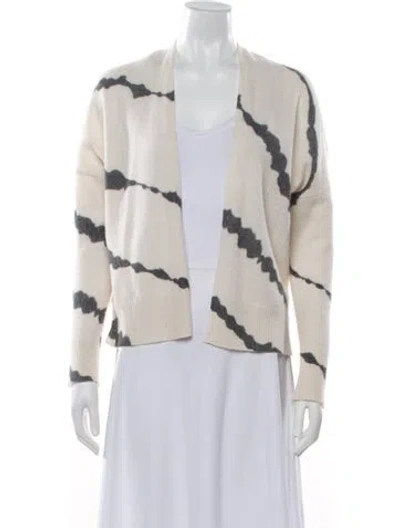 Pre-owned Skull Cashmere Cashmere Tie-dye Print Sweater In Neutrals