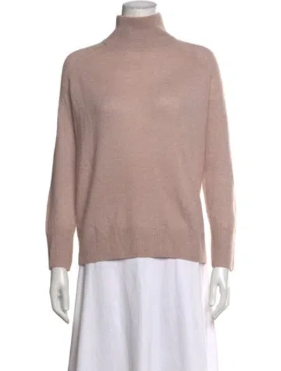 Pre-owned Skull Cashmere Cashmere Turtleneck Sweater In Brown