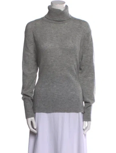 Pre-owned Skull Cashmere Cashmere Turtleneck Sweater In Gray