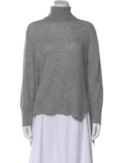 Pre-owned Skull Cashmere Cashmere Turtleneck Sweater In Gray