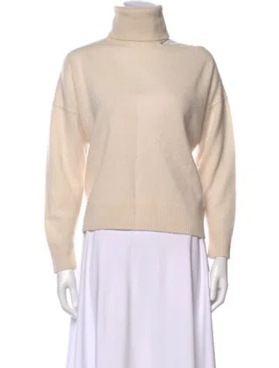 Pre-owned Skull Cashmere Cashmere Turtleneck Sweater In Neutral