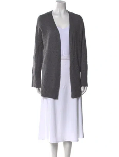 Pre-owned Skull Cashmere Cashmere V-neck Sweater W/ Tags In Gray