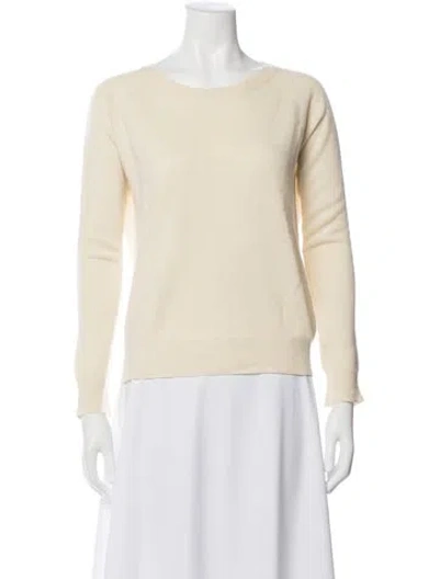 Pre-owned Skull Cashmere Crew Neck Sweater In Neutrals