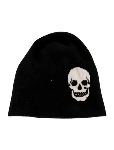 Pre-owned Skull Cashmere Knitted Skull Print Beanie In Multi
