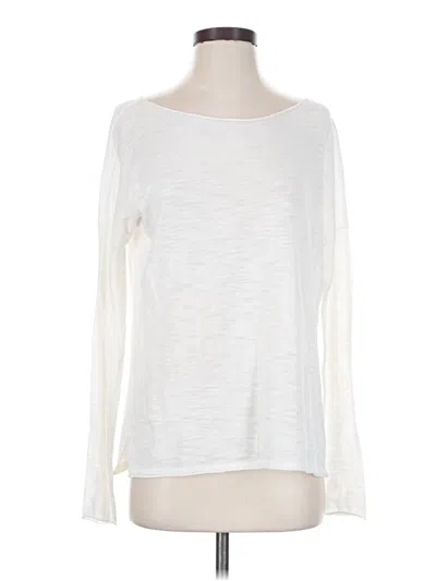 Pre-owned Skull Cashmere Long Sleeve T-shirt In Ivory