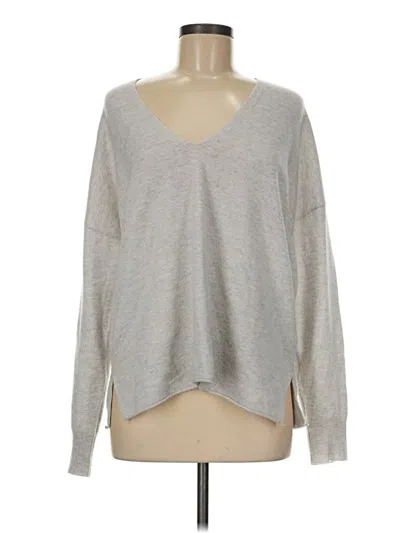 Pre-owned Skull Cashmere Pullover Sweater In Gray