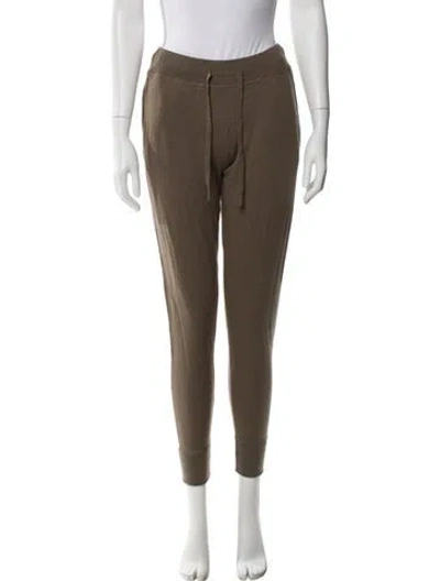 Pre-owned Skull Cashmere Skinny Leg Pants In Green