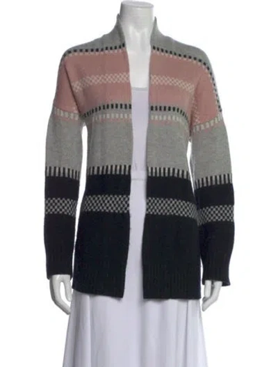 Pre-owned Skull Cashmere Wool Patterned Sweater In Black