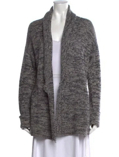 Pre-owned Skull Cashmere Wool Patterned Sweater In Blue