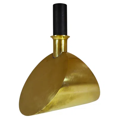 Pre-owned Skultuna Lovely Decanter "vicke" , Brass & Wood, Pierre Forsell,  In Brown