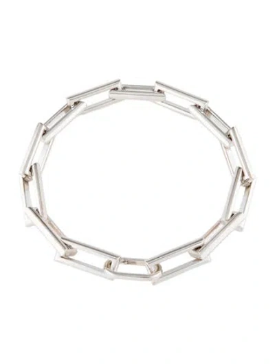 Pre-owned Skultuna Relier Chain Necklace, 17.5" In Multicolor