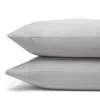 Sky 500tc Sateen Wrinkle-resistant Standard Pillowcases, Pair - Exclusive In Ash Grey