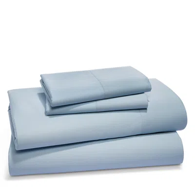 Sky 500tc Sateen Wrinkle-resistant Sheet Set, California King - Exclusive In Blue