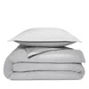 Sky 500tc Sateen Wrinkle Resistant Duvet Cover Set, Full/queen In Mineral Grey