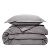Sky 500tc Sateen Wrinkle Resistant Duvet Cover Set, King In Ash Grey