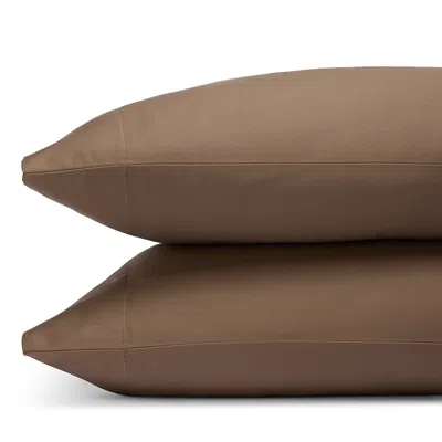Sky 500tc Wrinkle Resistant Sateen King Pillowcases, Pair - Exclusive In Brown