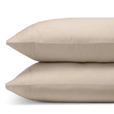 Sky 500tc Wrinkle Resistant Sateen Standard Pillowcases, Pair - Exclusive In Neutral
