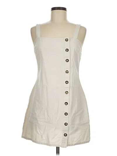 Pre-owned Sky And Sparrow Casual Dress In Ivory