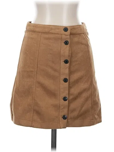 Pre-owned Sky And Sparrow Casual Skirt In Tan