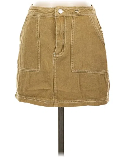 Pre-owned Sky And Sparrow Casual Skirt In Tan