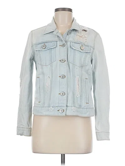 Pre-owned Sky And Sparrow Denim Jacket In Blue
