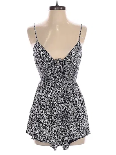 Pre-owned Sky And Sparrow Romper In Black